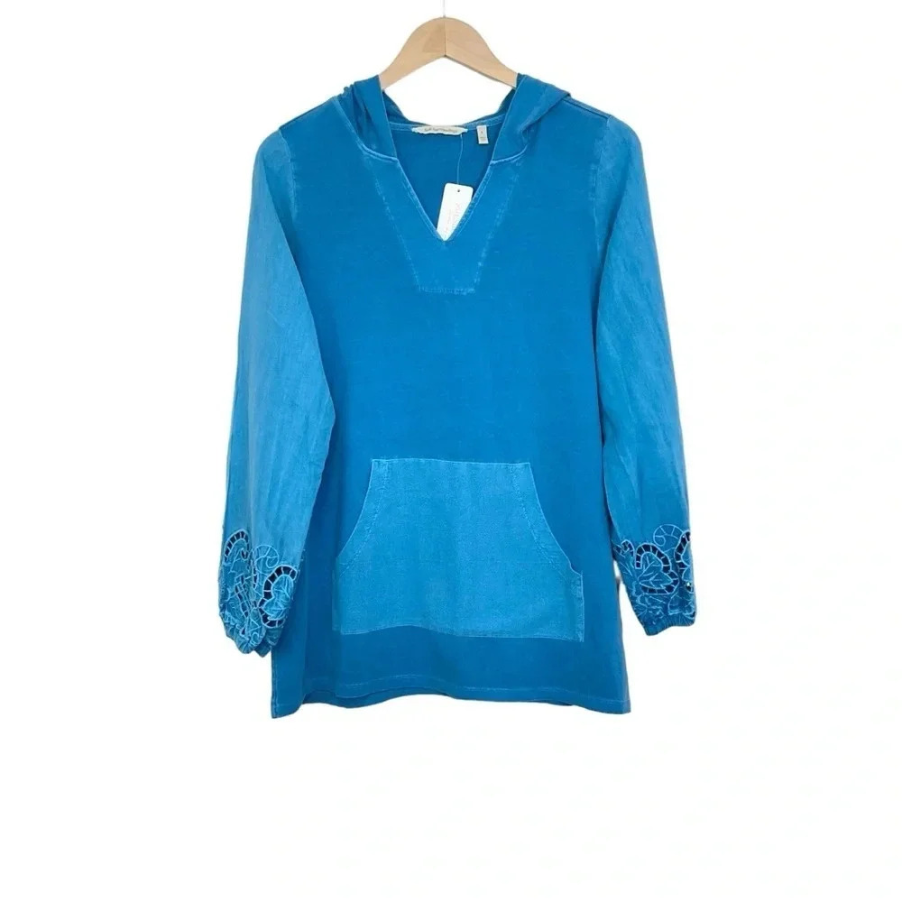Soft Surroundings Retreat Hoodie Tunic Small